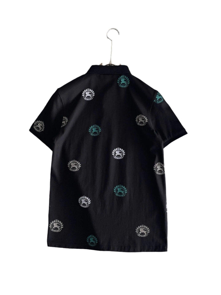 Burberry Black T-Shirt With Collar