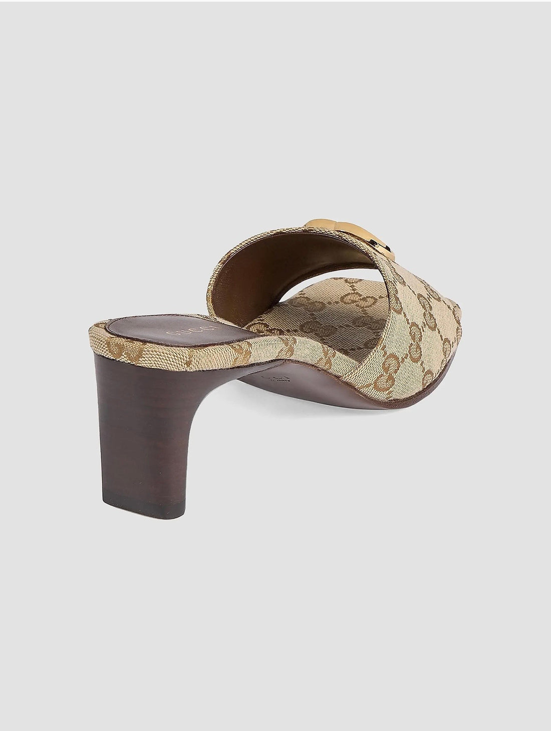 Gucci  Marmont 55MM Monogram Canvas Sandals