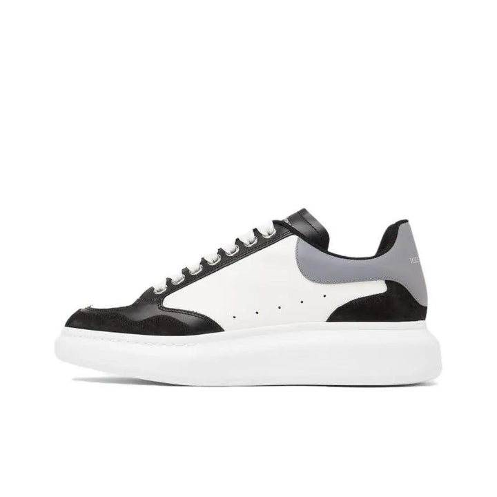 Alexander McQueen Colour-Block Low-Top Sneakers 'White Grey Black'