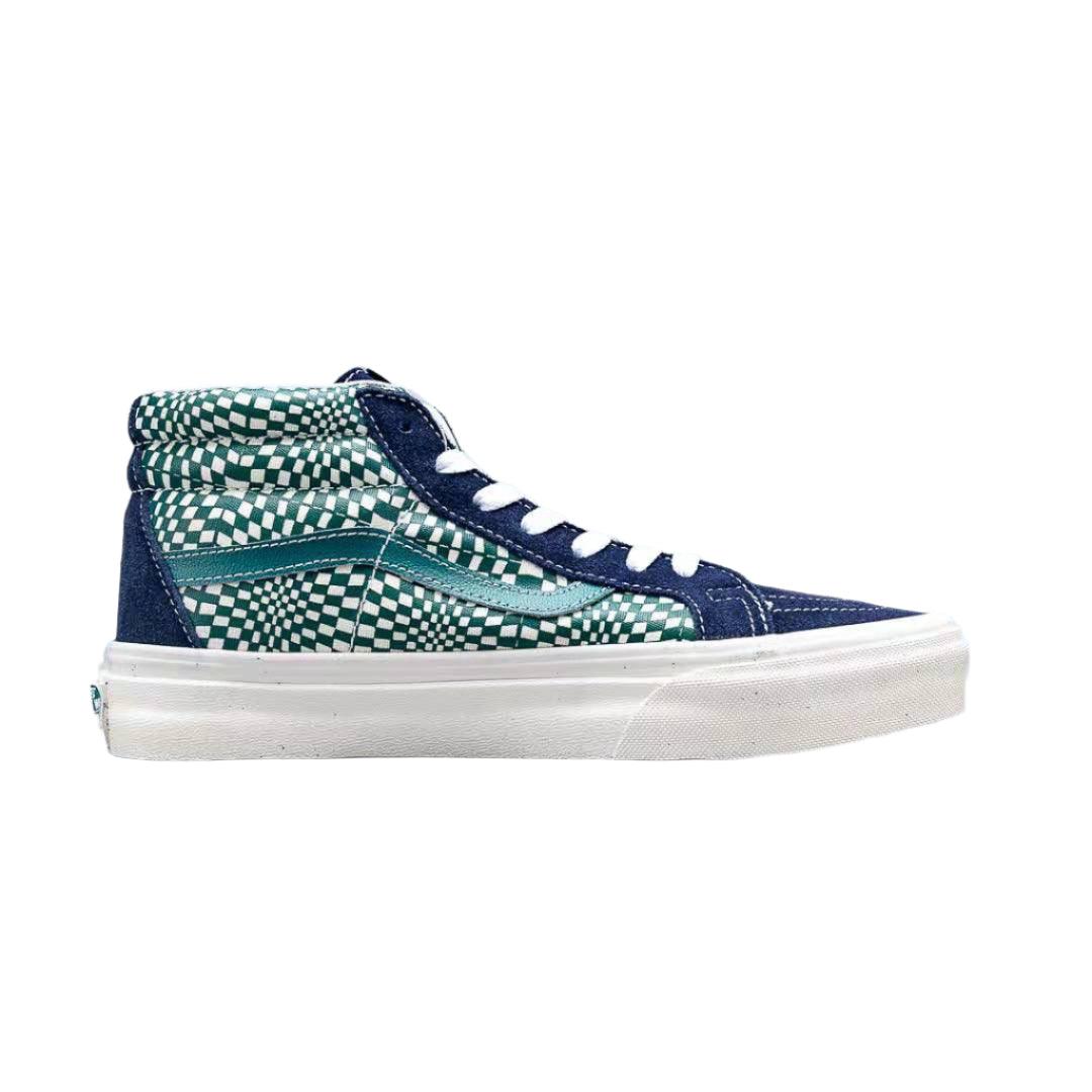 Vans SK8-Mid Reissue Black-Green 'Blue Green'