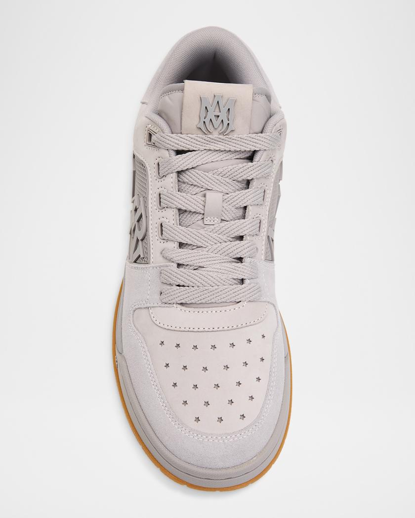 Logo Leather Low-Top Sneakers