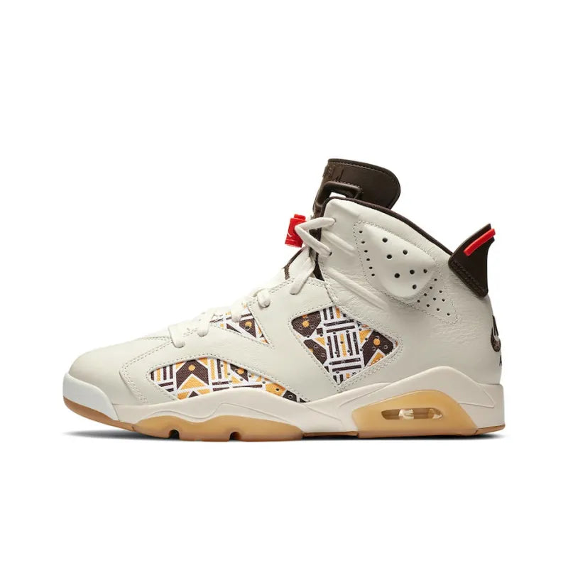 Air Jordan 6 Retro Quai 54 Sail Brown (2020)