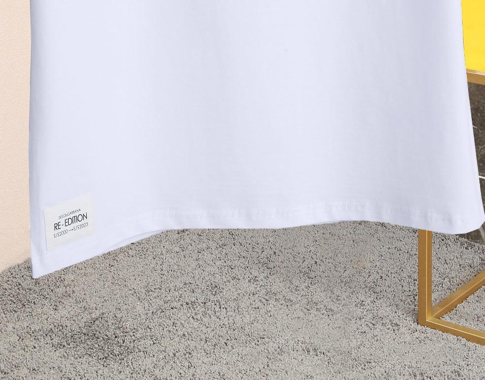 Dolce & Gabbana T-Shirt Without Collar 'White'