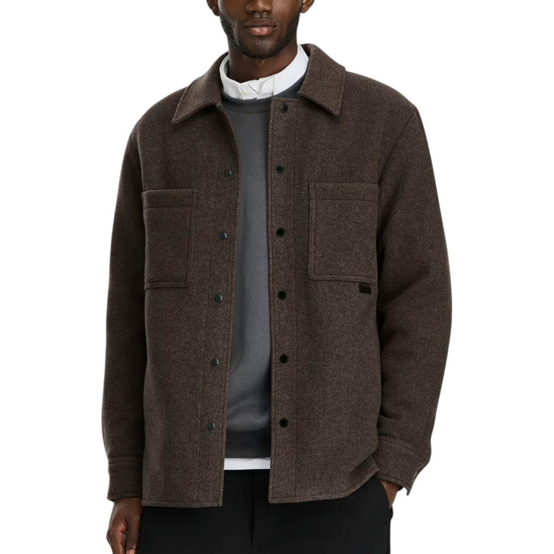 Canada Goose Atkinson Shirt Jacket 'Heather Espresso' 4807M-9138