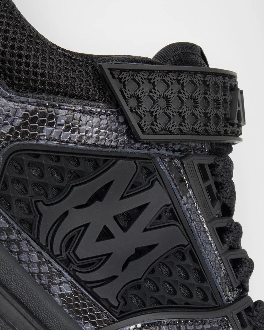 Men's Skyline Snake-Effect Leather Sneakers