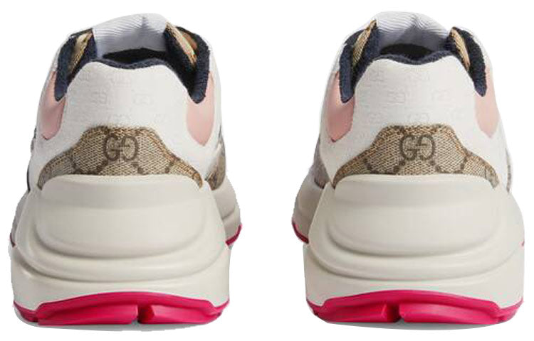 (WMNS) Gucci GG Rhyton 'Beige White Pink' 620185-99WF0-4371
