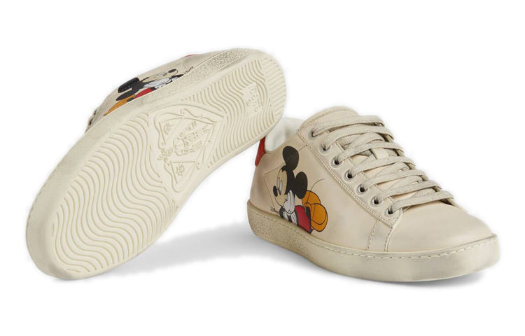 (WMNS) Gucci x Disney Ace Low 'Mickey Mouse - Ivory' 602129-AYO70-9591