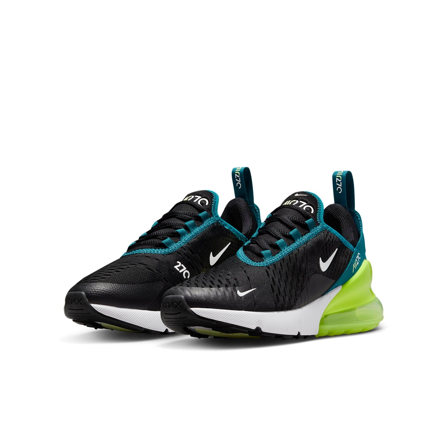 (GS) Nike Air Max 270 'Black Bright Spruce Volt' 943345-026