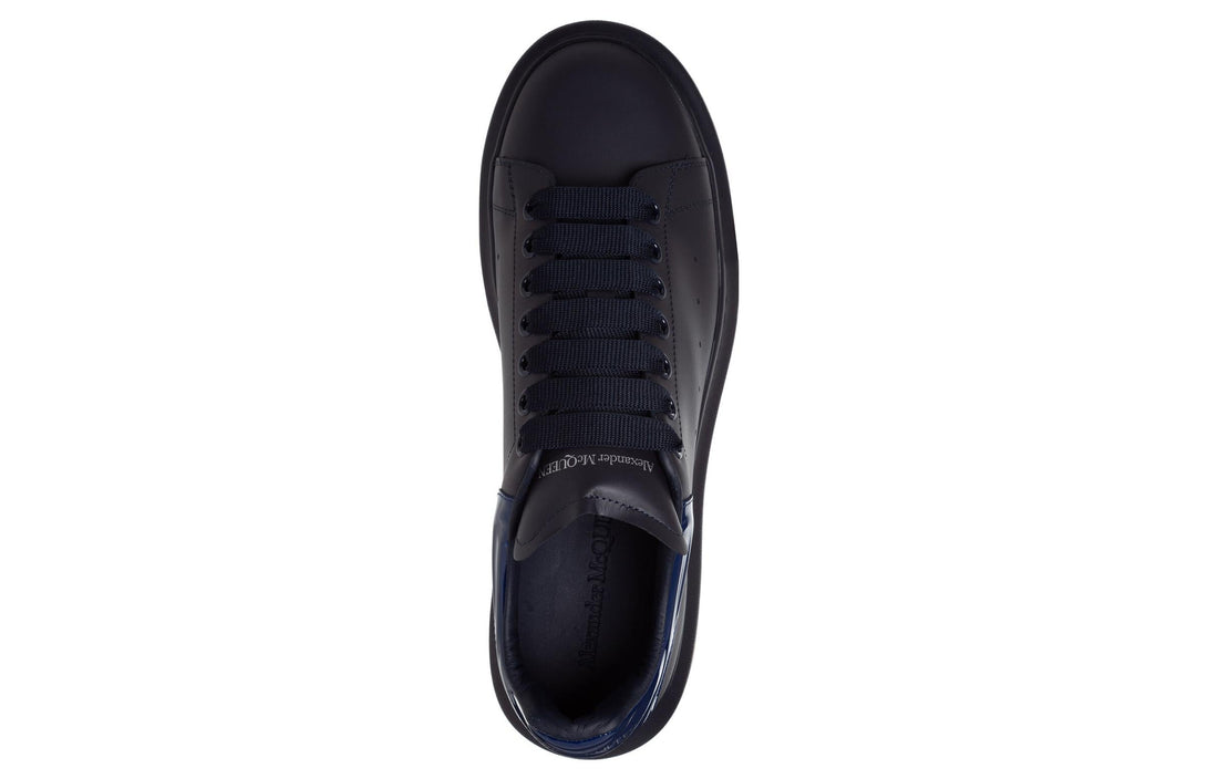 Alexander McQueen Oversized Sneaker 'Triple Black Blue' 727390WICGV4219