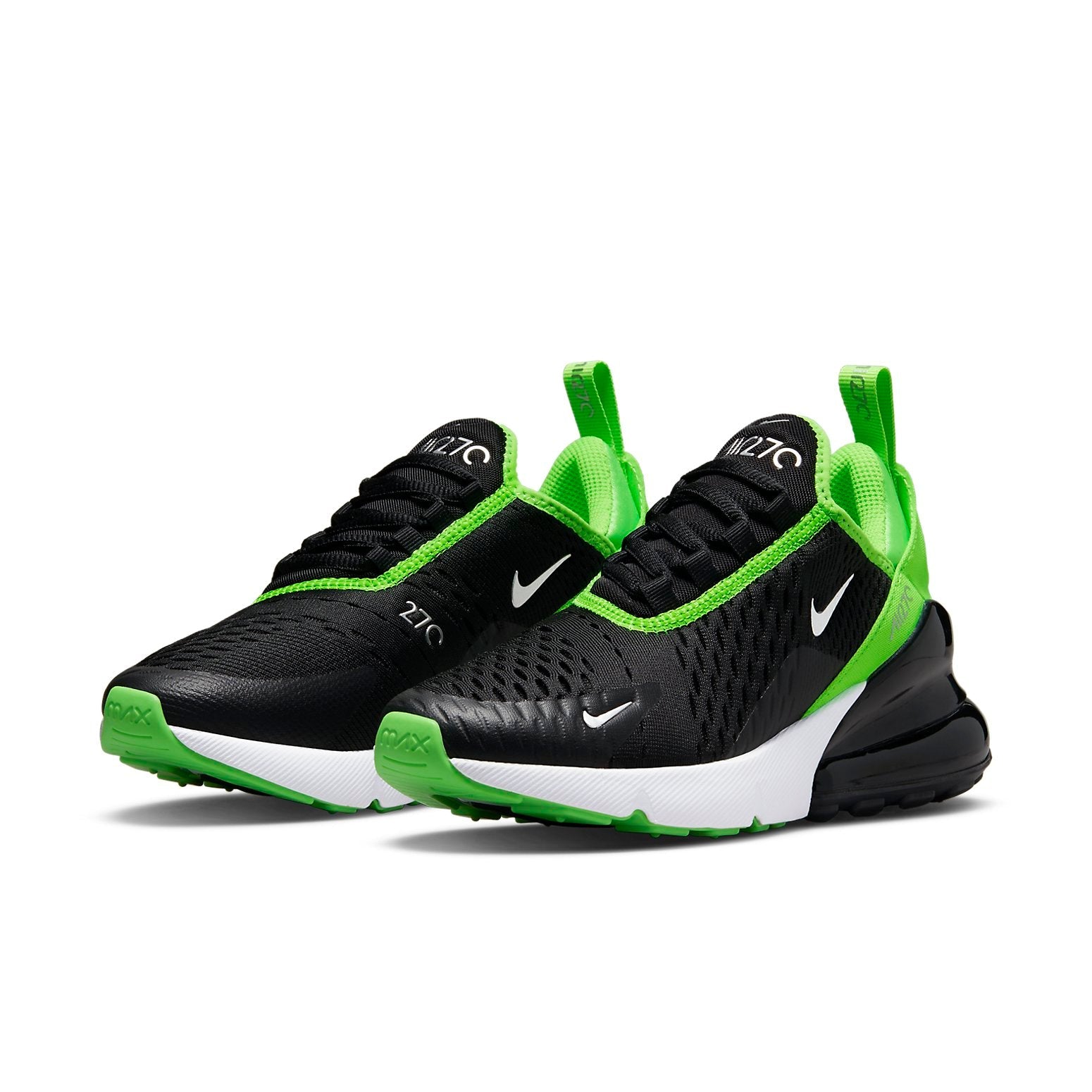 (GS) Nike Air Max 270 'Black Green Strike' 943345-021