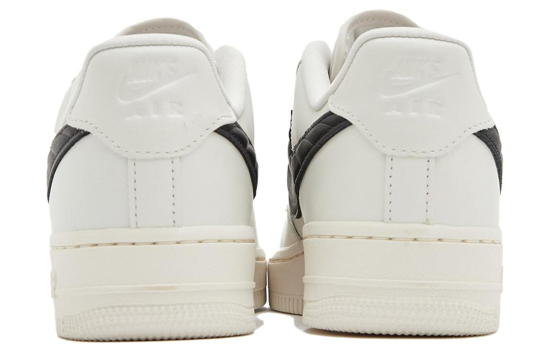 (WMNS) Nike Air Force 1 '07 Quilted Swoosh 'Beige Black' FV1182-001