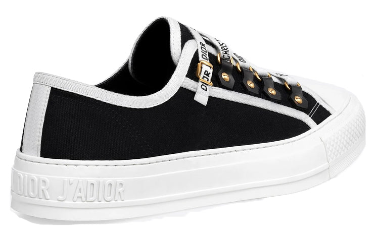 (WMNS) Dior Walk'N'Dior Low Top 'Black Canvas' KCK177CVA_S12X