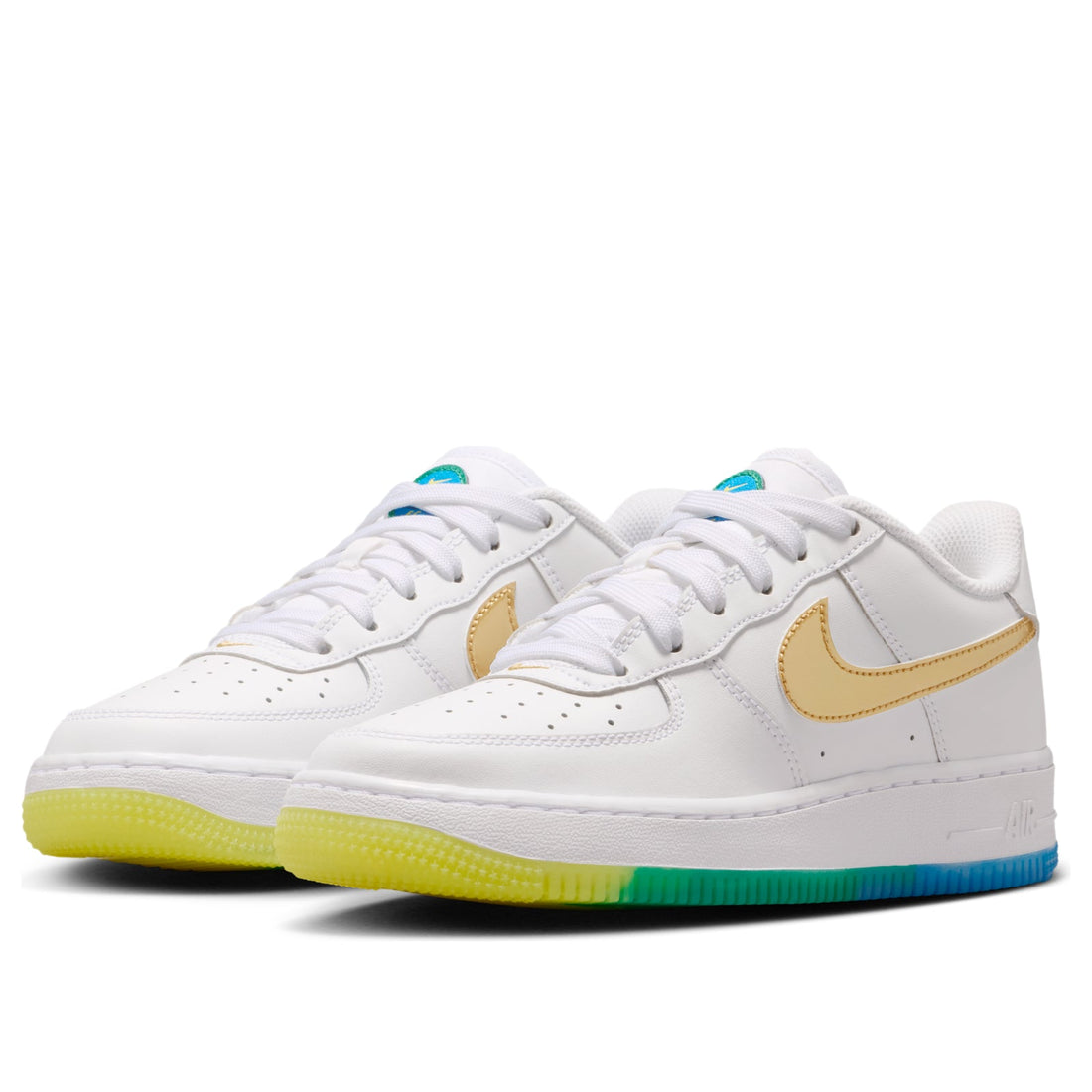 (GS) Nike Air Force 1 'White Soar Sonic Yellow' IR3538-100