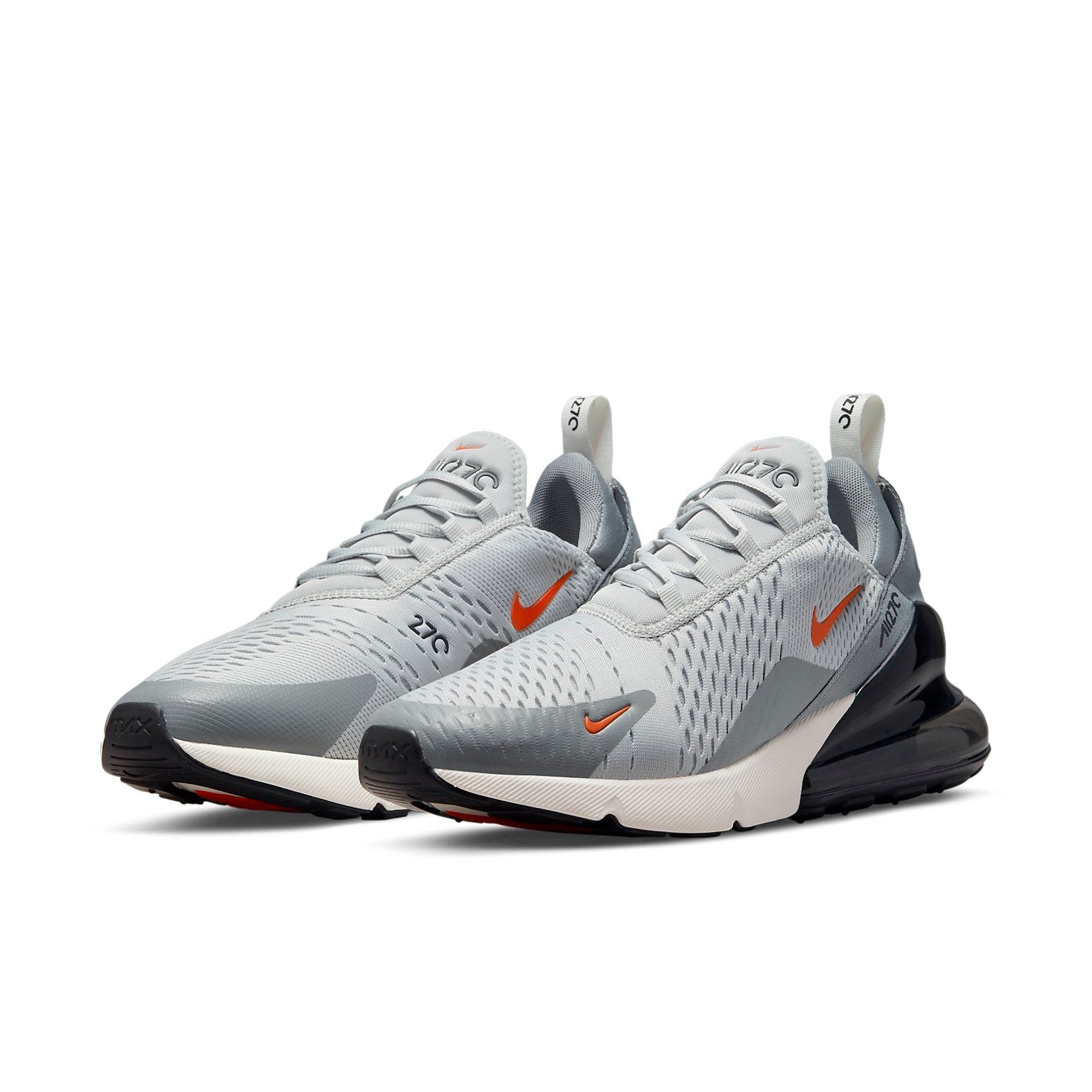 Nike Air Max 270 'Grey Fog Team Orange' DR8616-001