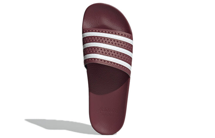 adidas Adilette Slides 'Quiet Crimson' GY1308