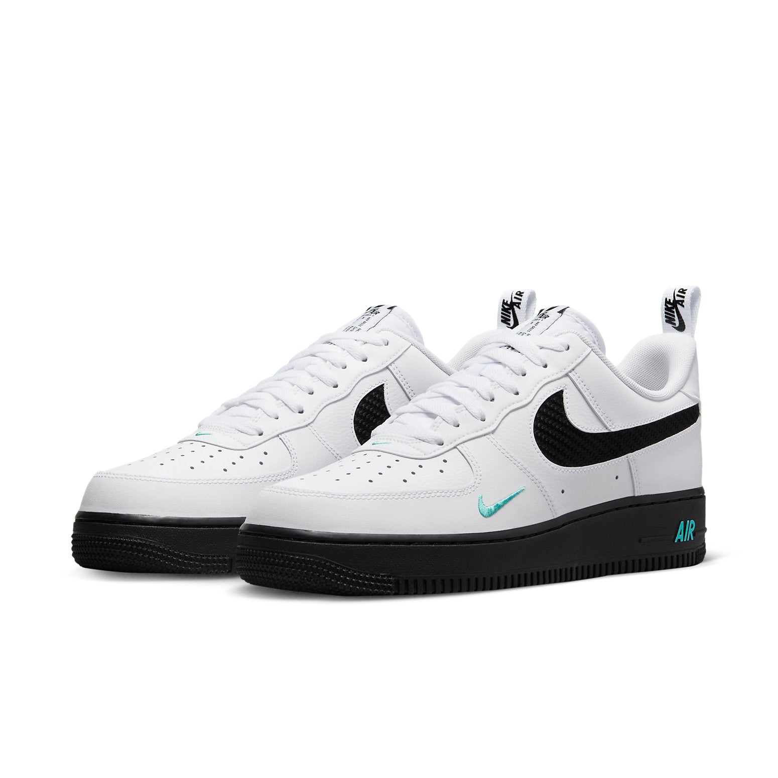 Nike Air Force 1 '07 'White Black Teal' DR0155-100