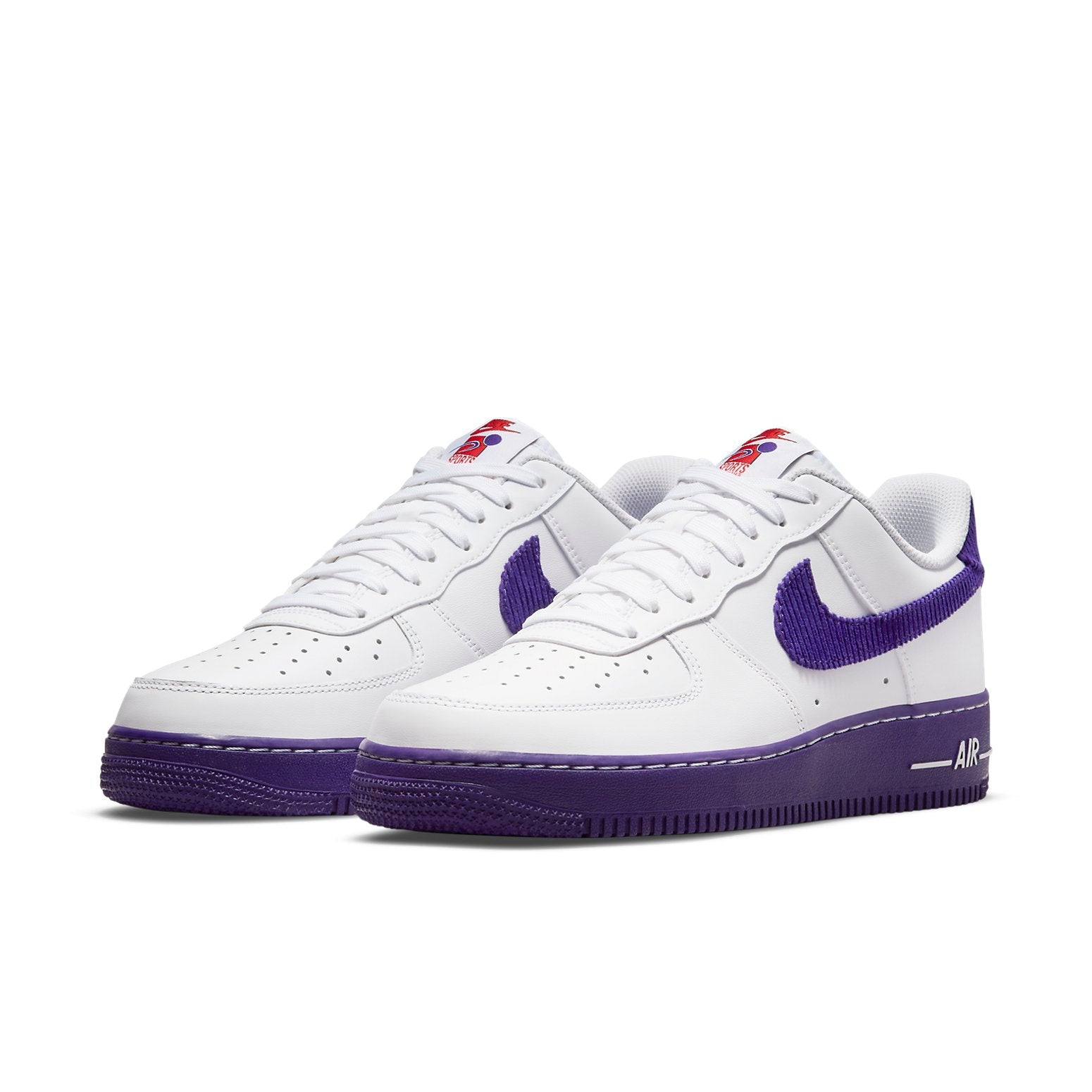 Nike Air Force 1 '07 LV8 EMB 'White Court Purple' DB0264-100