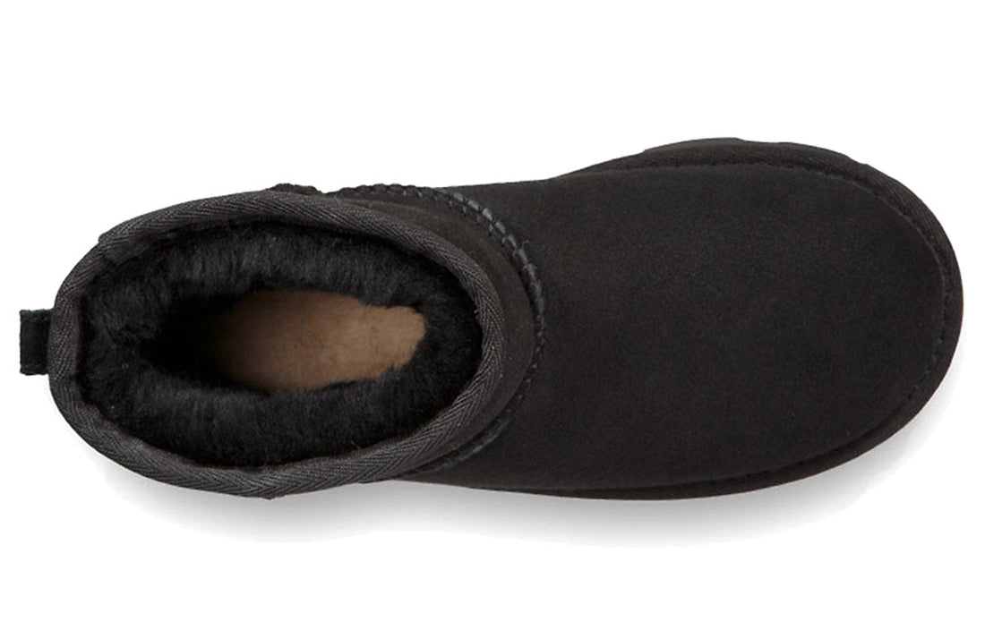 (GS) UGG Classic Mini II 'Black' 1017715K-BLK