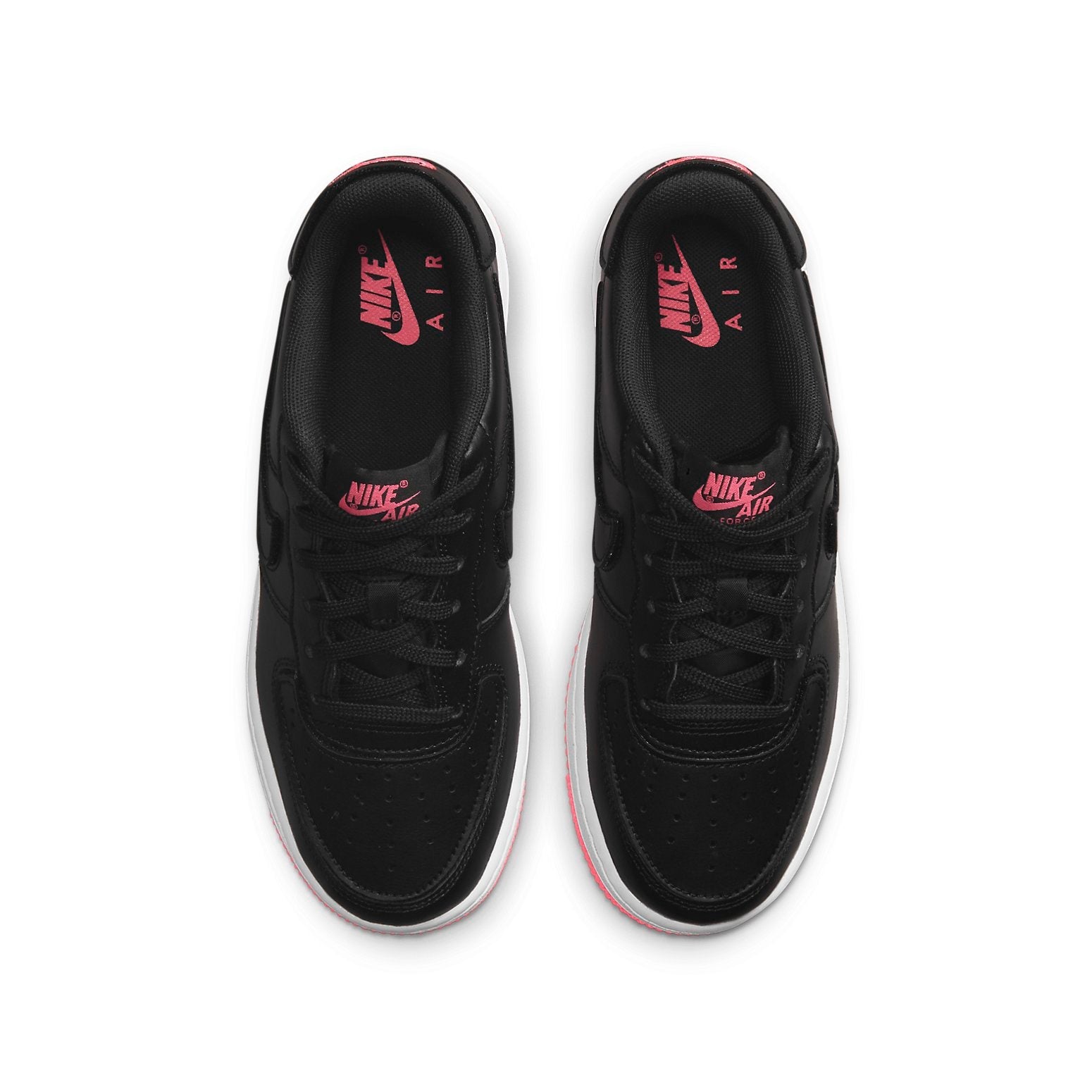 (GS) Nike Air Force 1/1 'Black Hyper Pink' DB4545-005