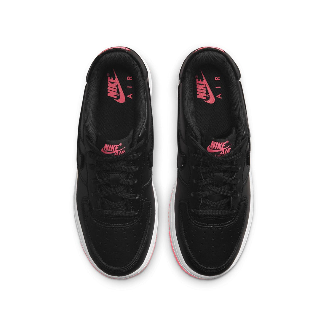 (GS) Nike Air Force 1/1 'Black Hyper Pink' DB4545-005