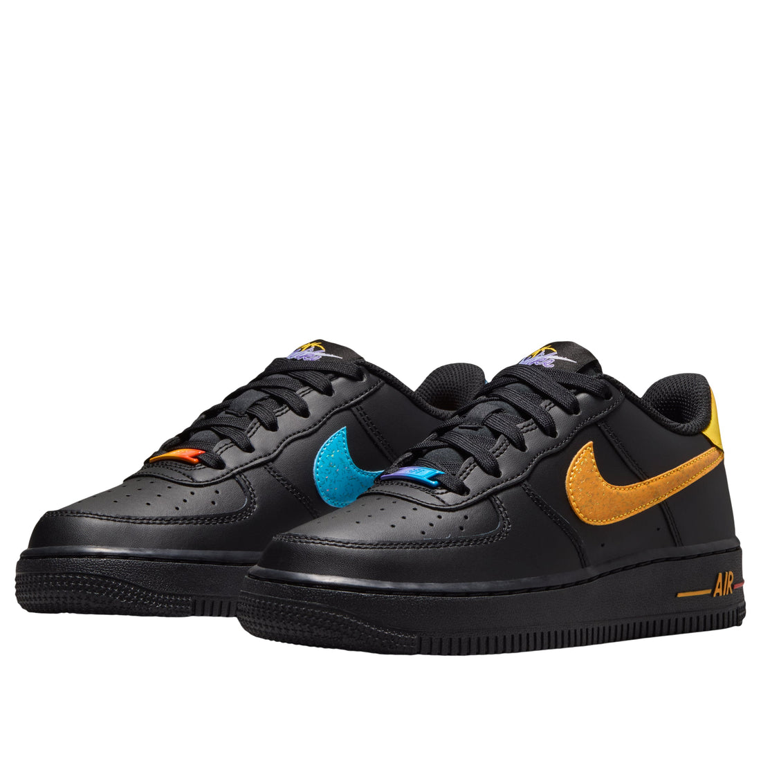 (GS) Nike Air Force 1 'Black Multi Color' IM7742-001