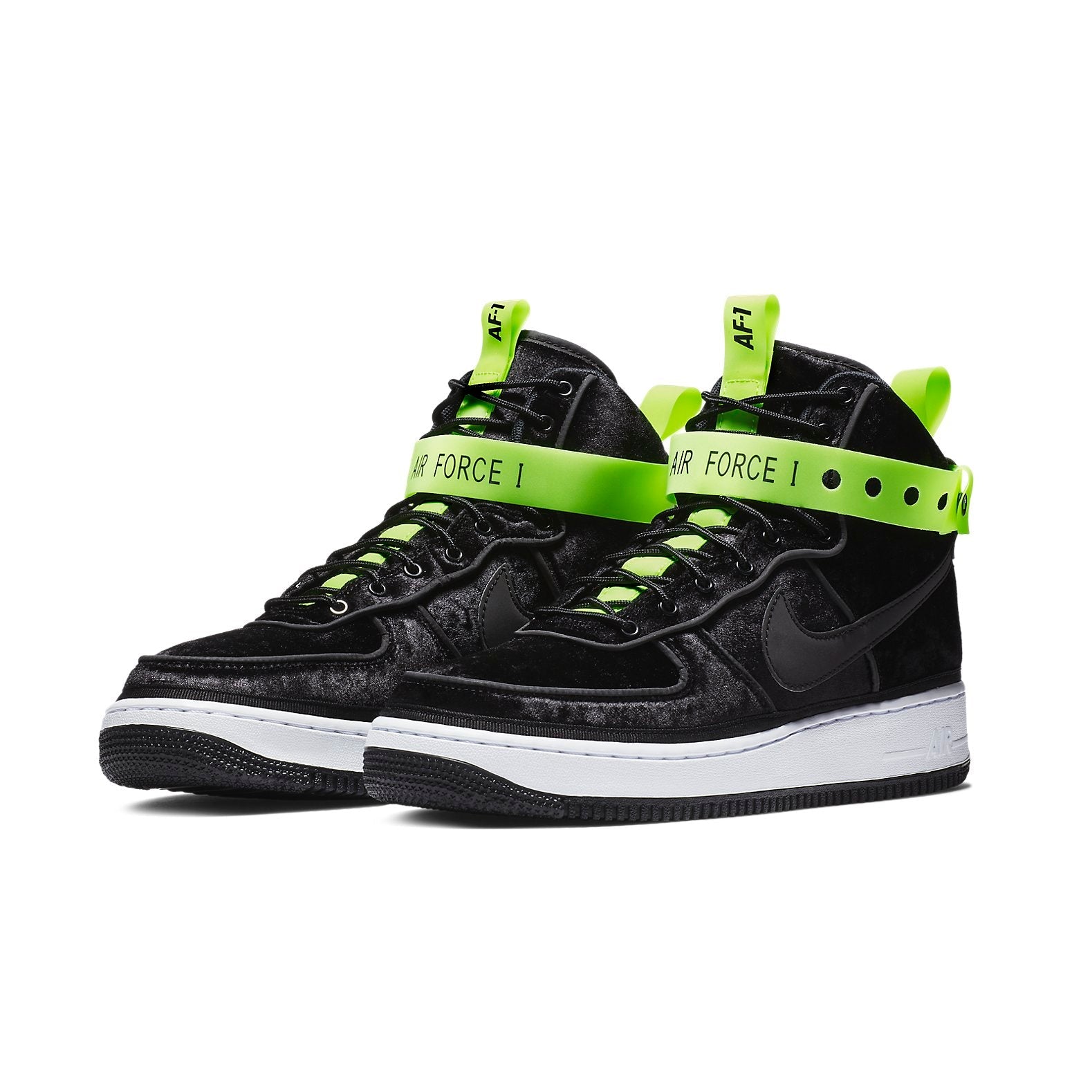 Nike x Magic Stick Air Force 1 High 'Black Velour' 573967-003