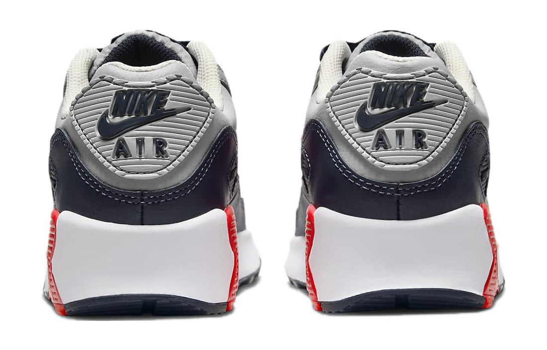 (GS) Nike Air Max 90 LTR 'Light Smoke Bright Crimson' CD6864-021