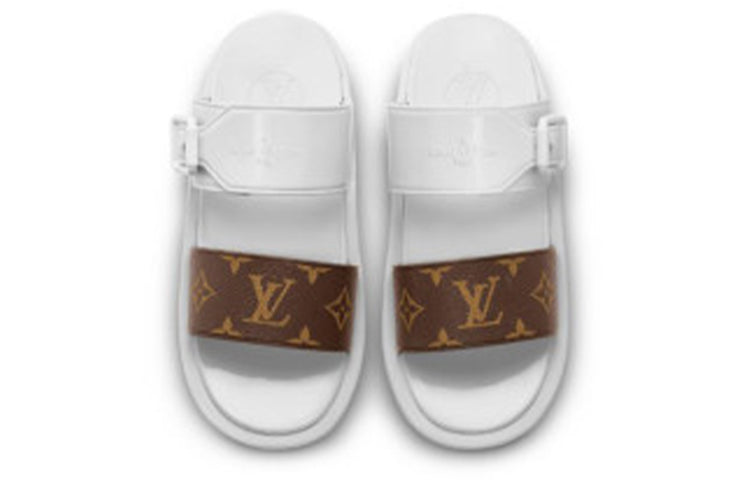 (WMNS) LOUIS VUITTON Sunbath Slides 'White' 1A66X3
