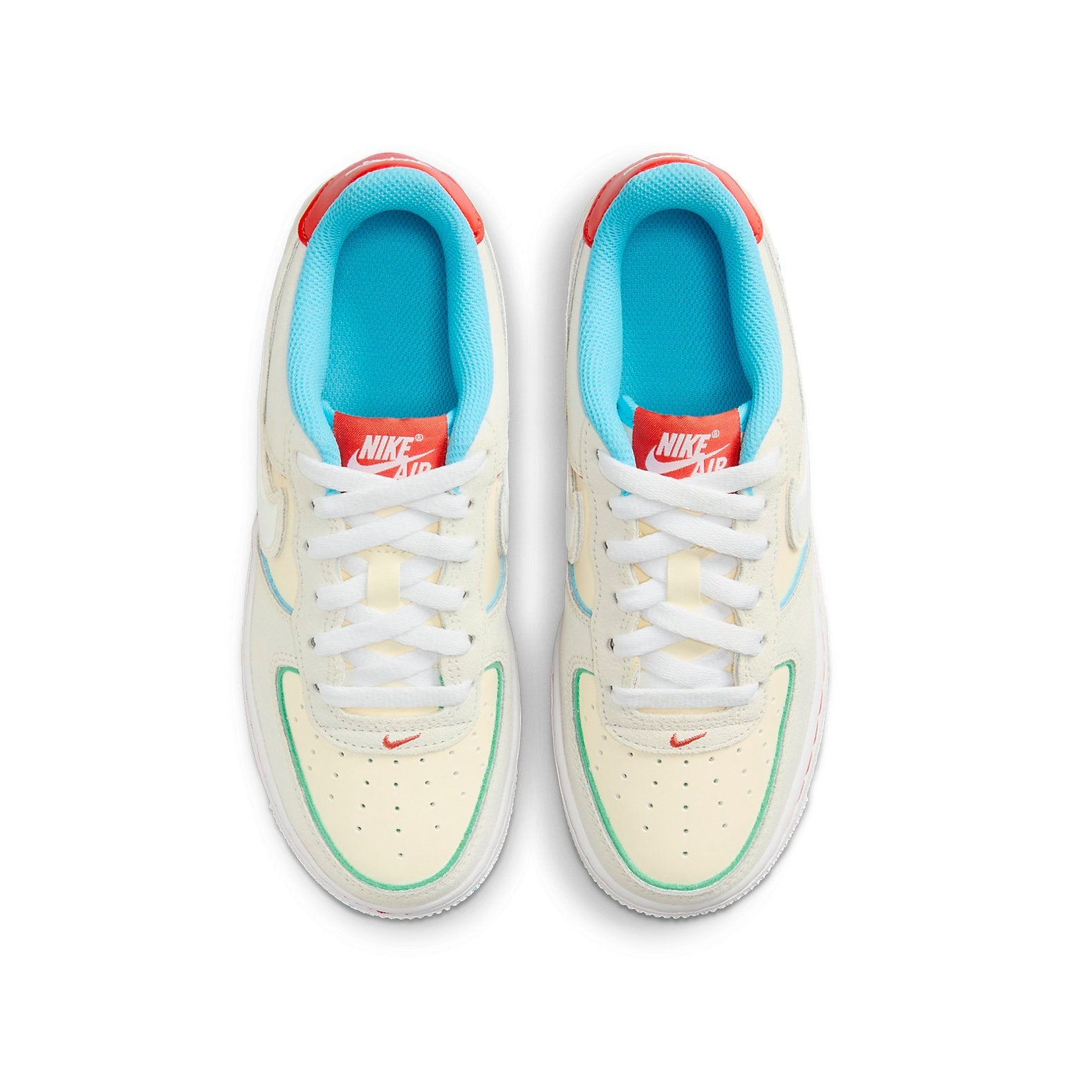 (GS) Nike Air Force 1 Low 'Swoosh Cookie Cutter' FQ8350-110