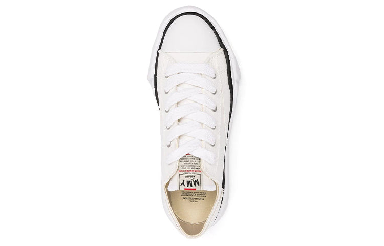 Maison MIHARA YASUHIRO PETERSON OG Sole Canvas Low 'White Cream' A01FW702-WHT