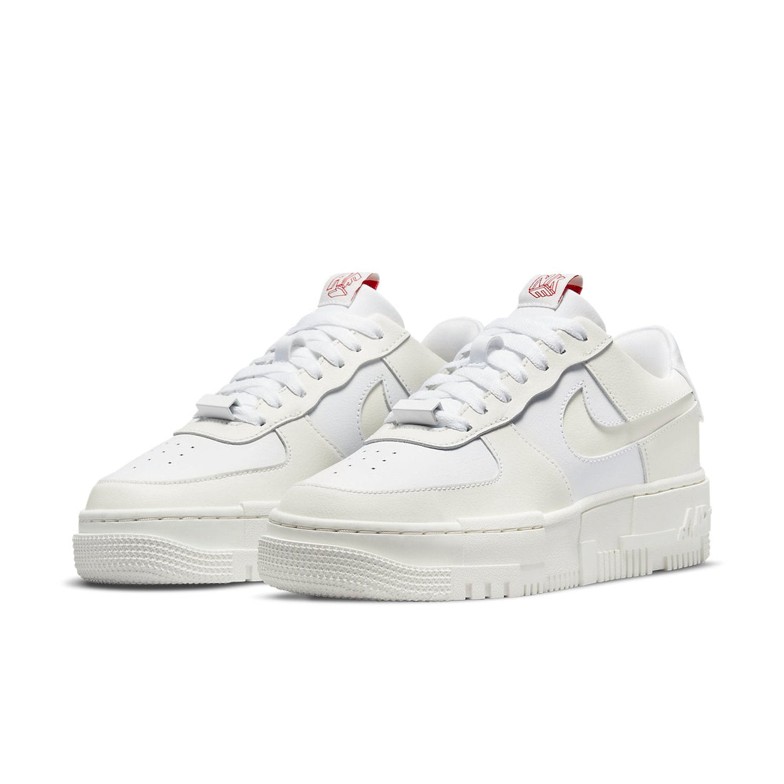 (WMNS) Nike Air Force 1 Pixel 'Summit White Red Tag' CK6649-105
