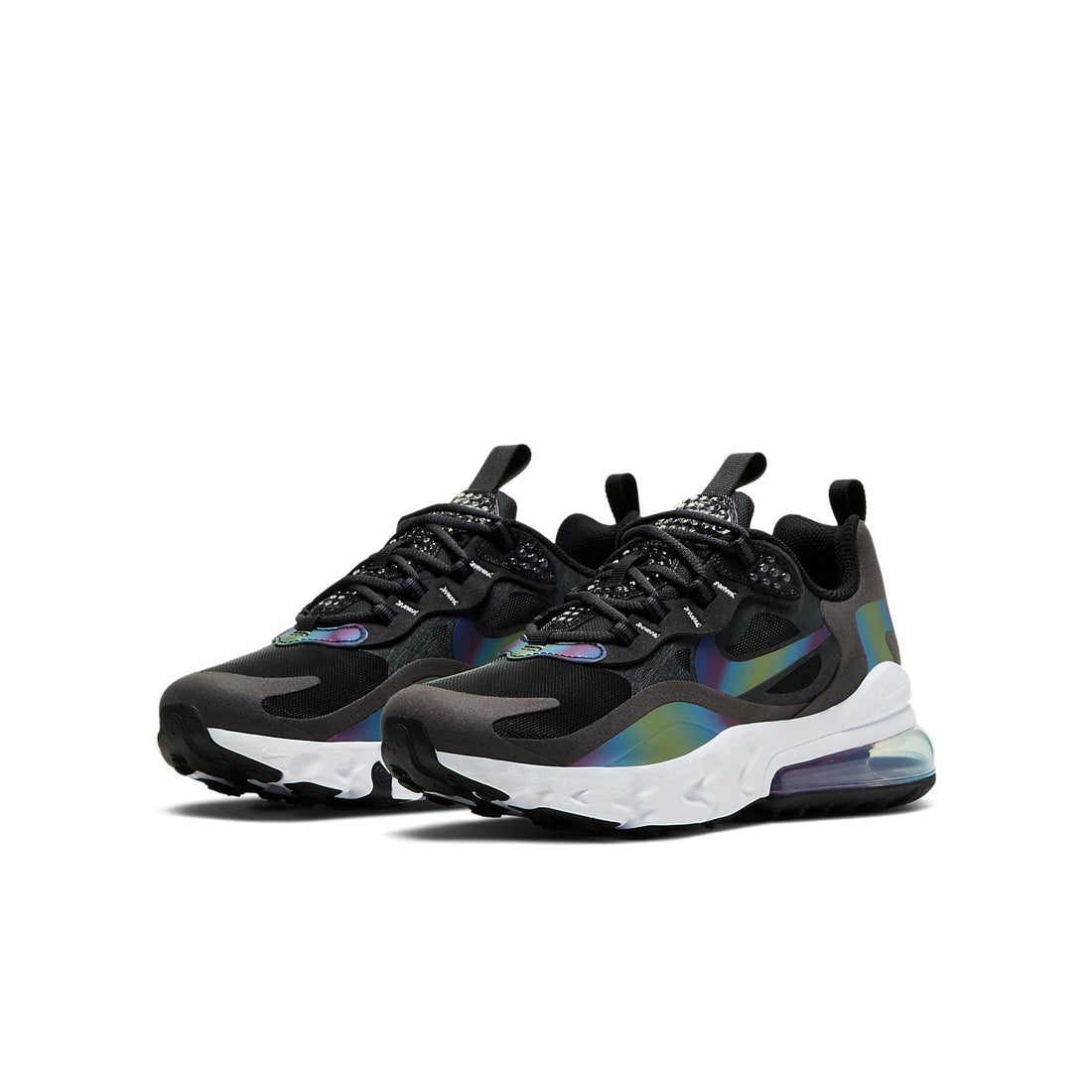 (GS) Nike Air Max 270 React 'Dark Smoke Grey Iridescent' CT9633-001