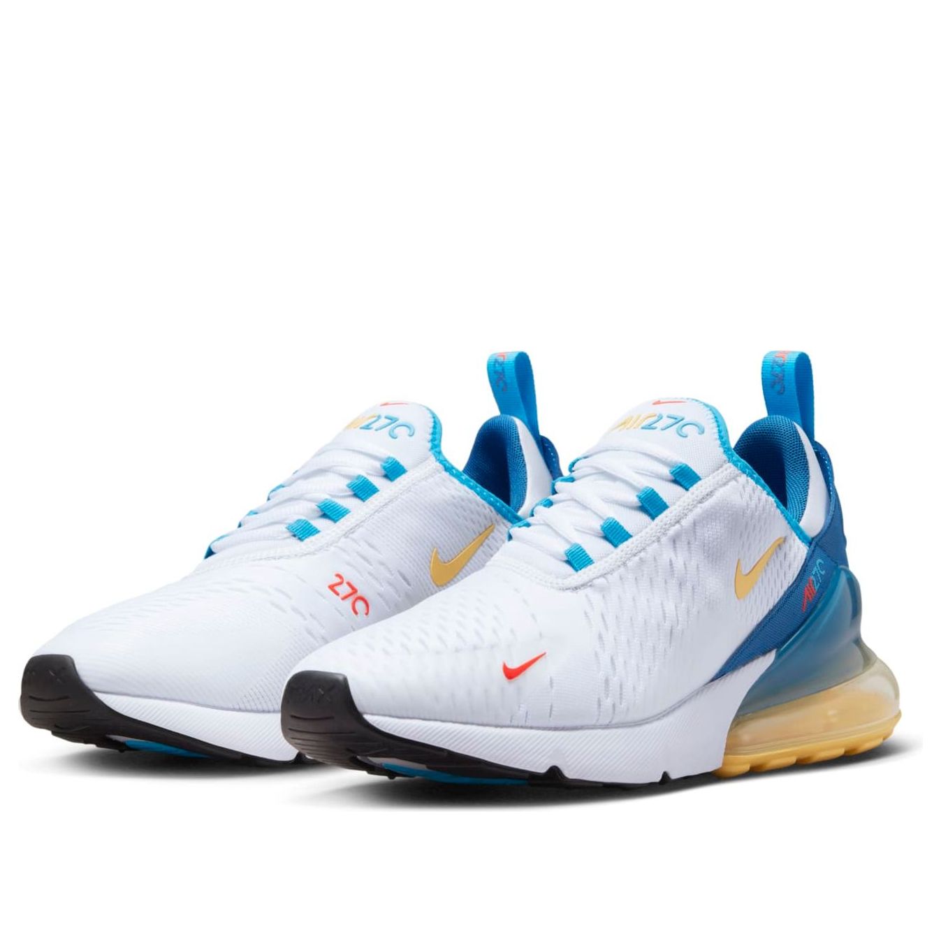 Nike Air Max 270 'White Industrial Blue Citron' FJ4000-100
