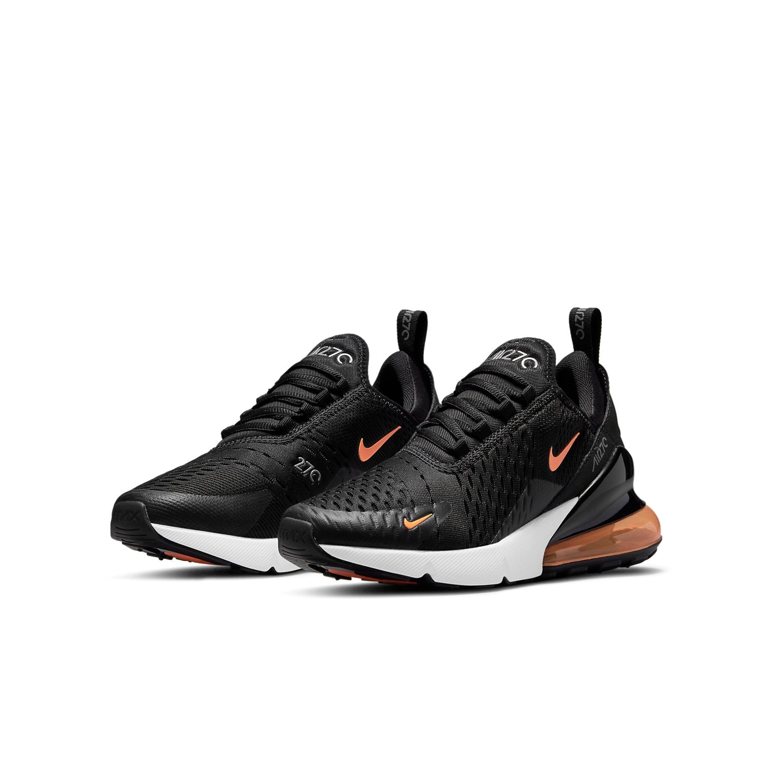 (GS) Nike Air Max 270 'Black Total Orange' DM3208-001
