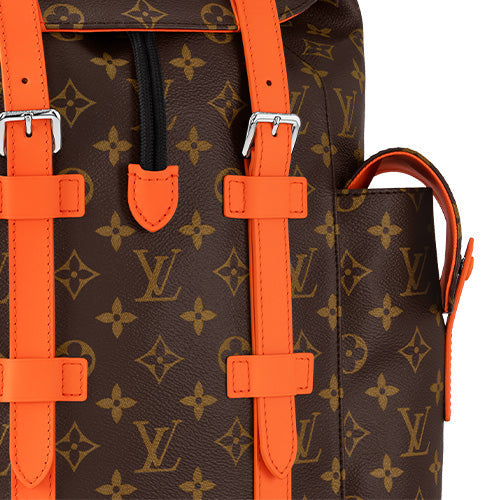 LOUIS VUITTON Christopher MM Monogram Macassar Canvas 'Brown Orange' M46814
