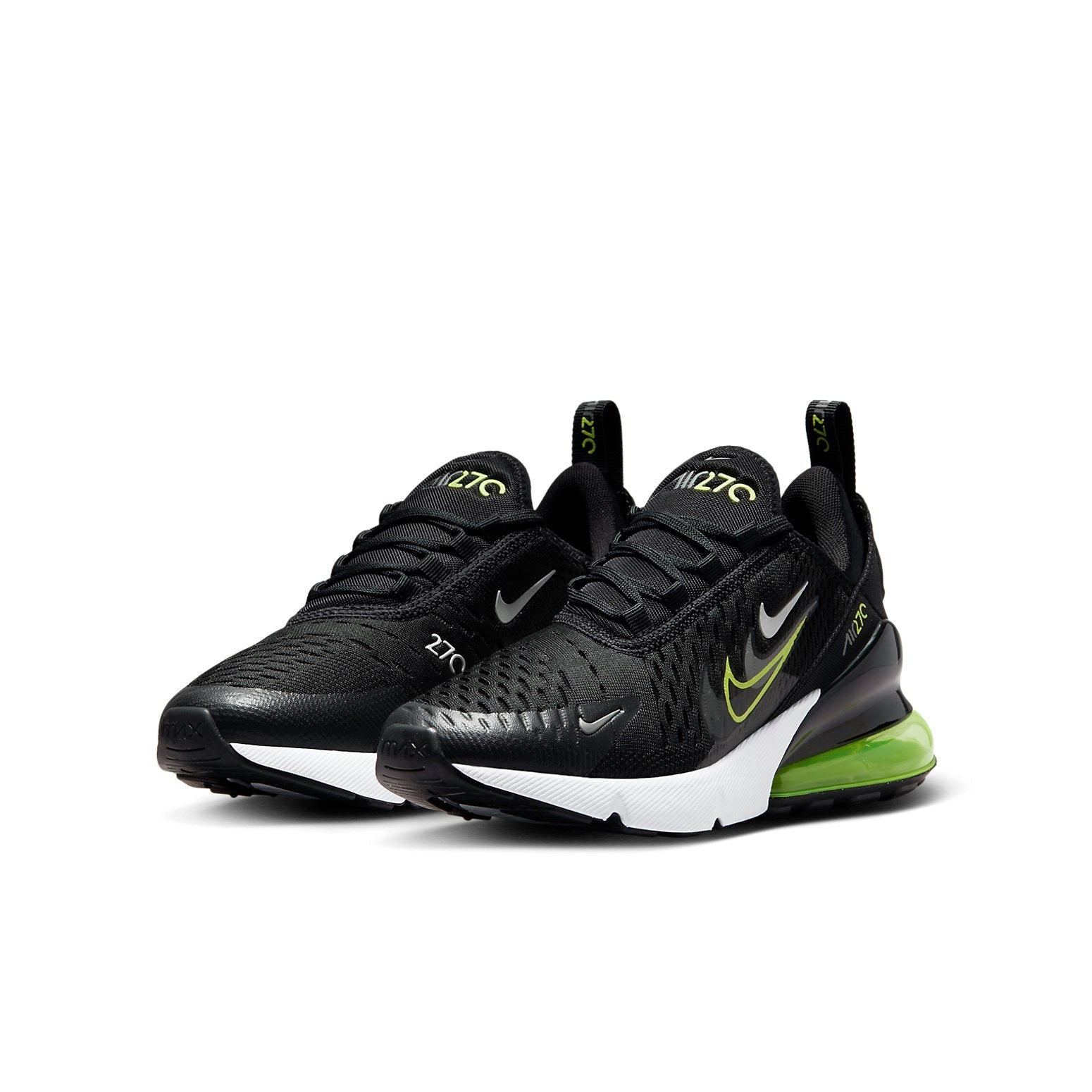 (GS) Nike Air Max 270 'Multi-Swoosh - Black Volt' FV7017-001