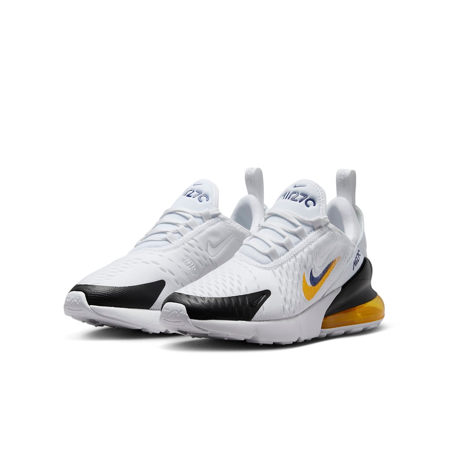 (GS) Nike Air Max 270 'Multi-Swoosh-White Gold Black' FJ4590-100