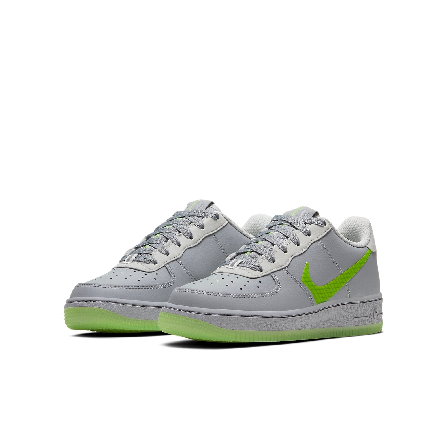 (GS) Nike Air Force 1 LV8 3 'Wolf Grey Ghost Green' CD7409-002
