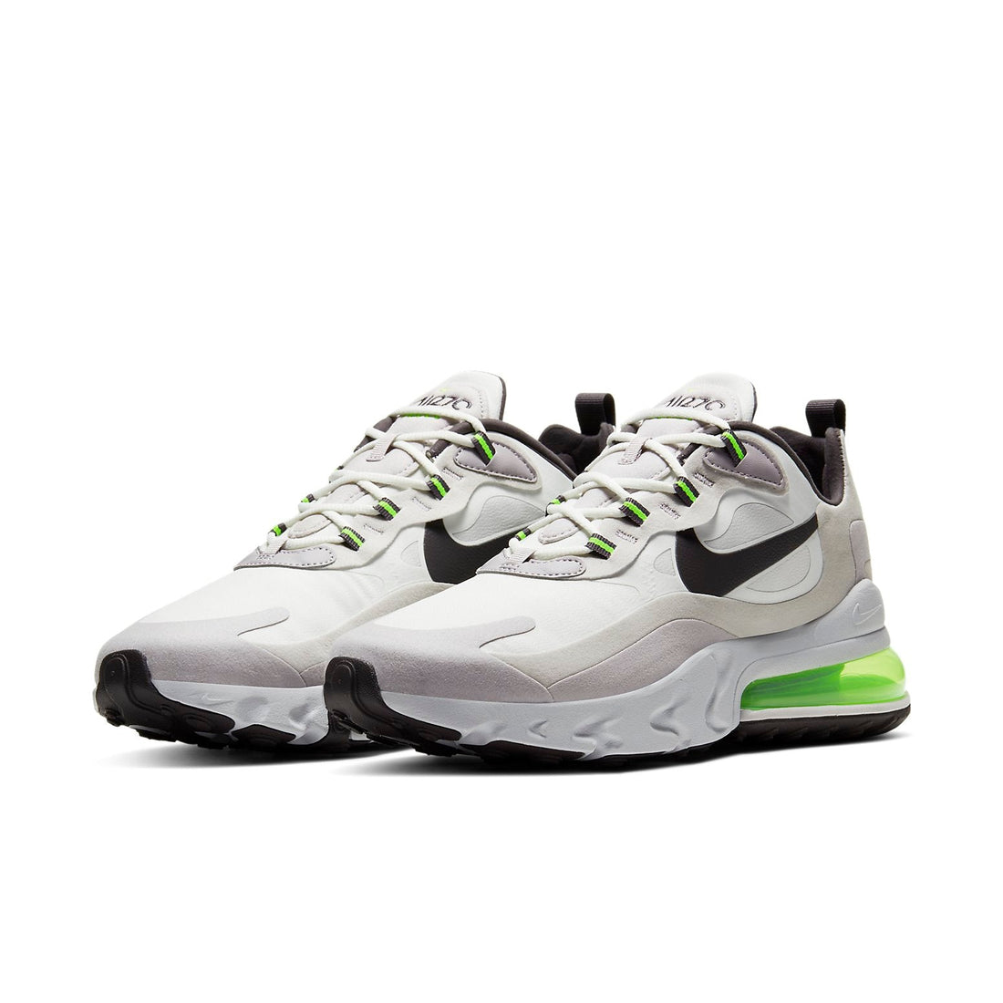 Nike Air Max 270 React 'White Grey Electric Green' CI3866-100