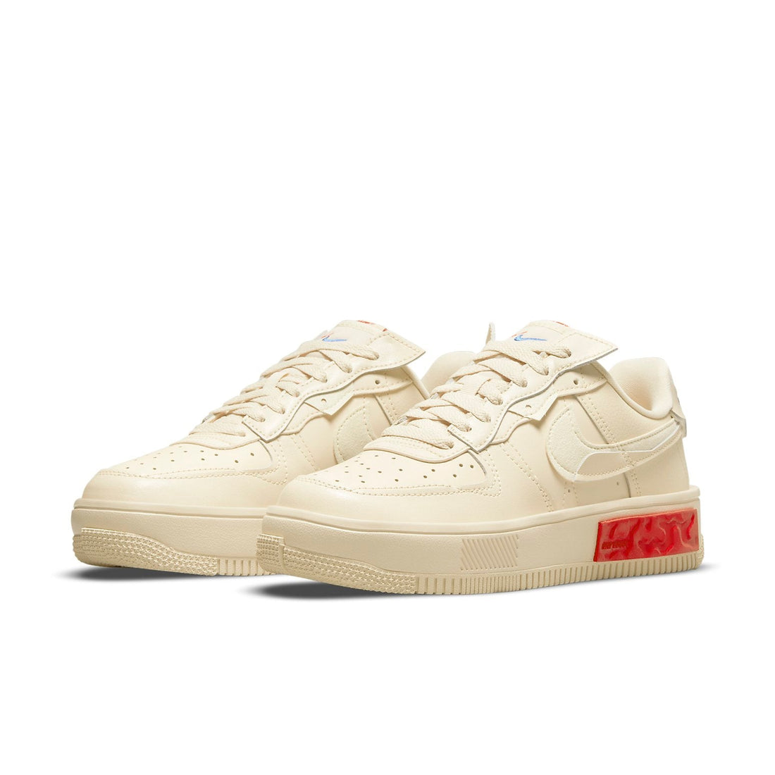 (WMNS) Nike Air Force 1 Fontanka 'Pearl White University Red' DA7024-200
