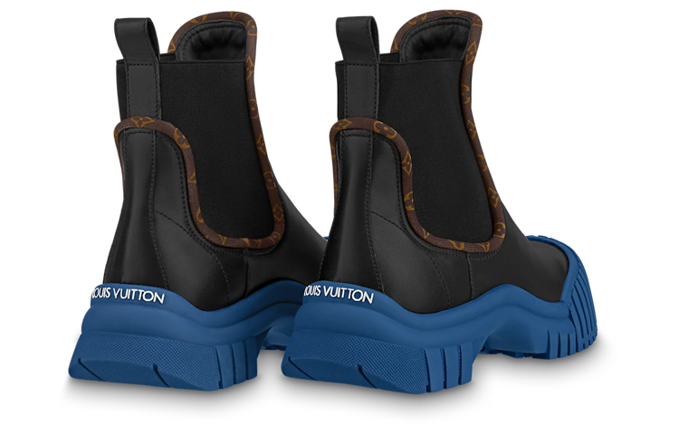 (WMNS) LOUIS VUITTON Ruby Flat Ranger Boots 'Black' 1AB0F9