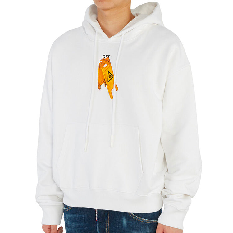 Off-White Pascal Painting Arrow Sweater Men's White OMBB037F20FLE0010110