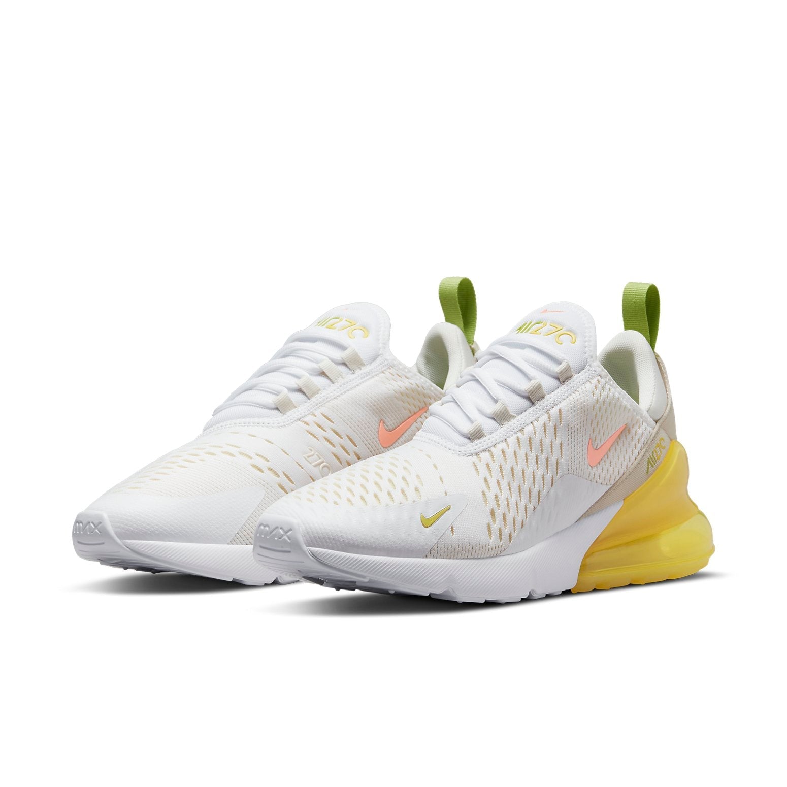(WMNS) Nike Air Max 270 'White Yellow Strike' DV2184-100