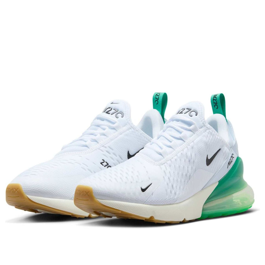(WMNS) Nike Air Max 270 'White Summit White Stadium Green Black' AH6789-125