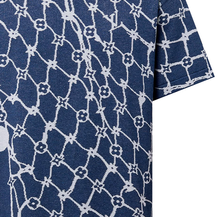 LOUIS VUITTON Cotton T-shirt 'Blue' 1AFQQR
