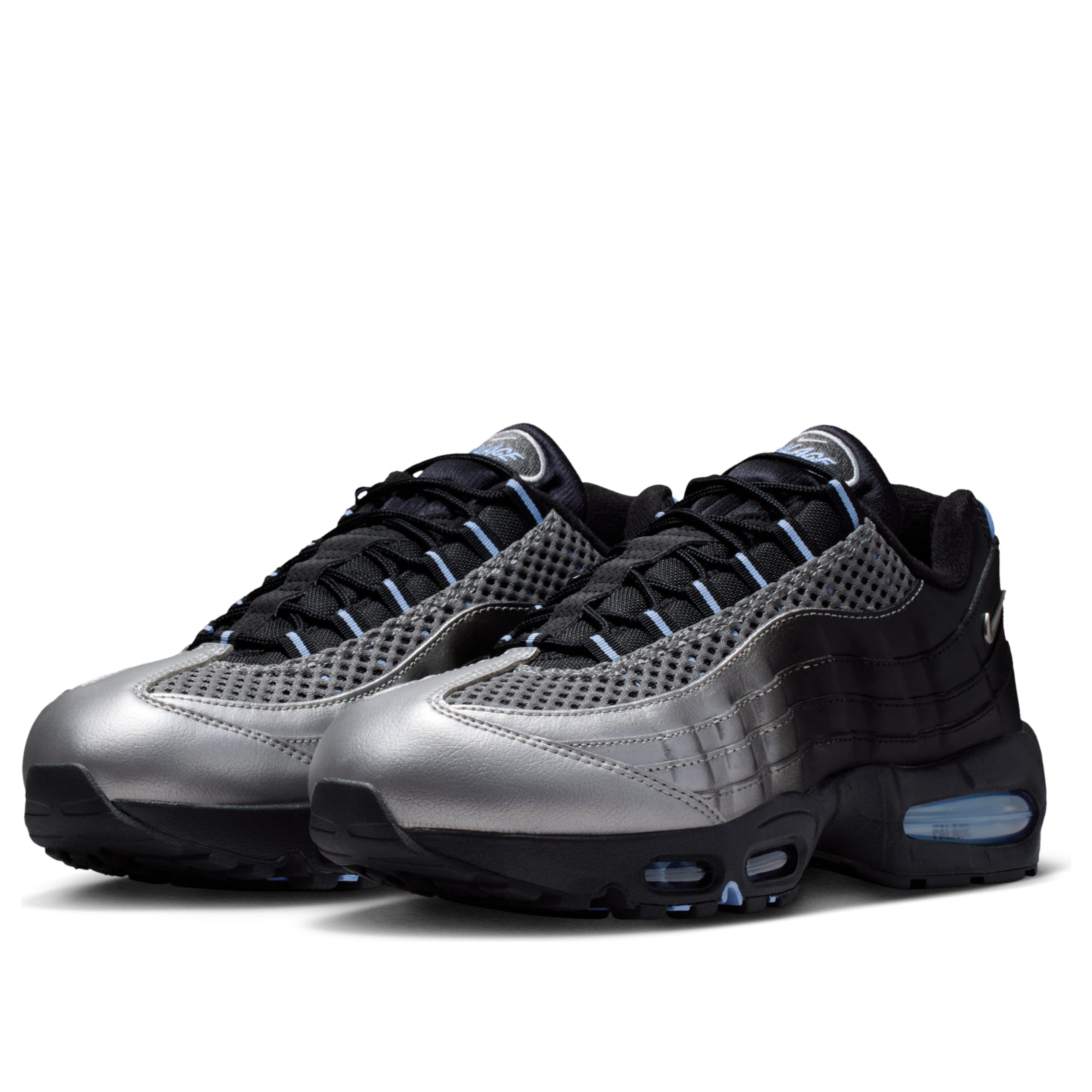 Nike x Palace Air Max 95 Big Bubble 'Metallic Silver Aluminum Black' IQ7708-095