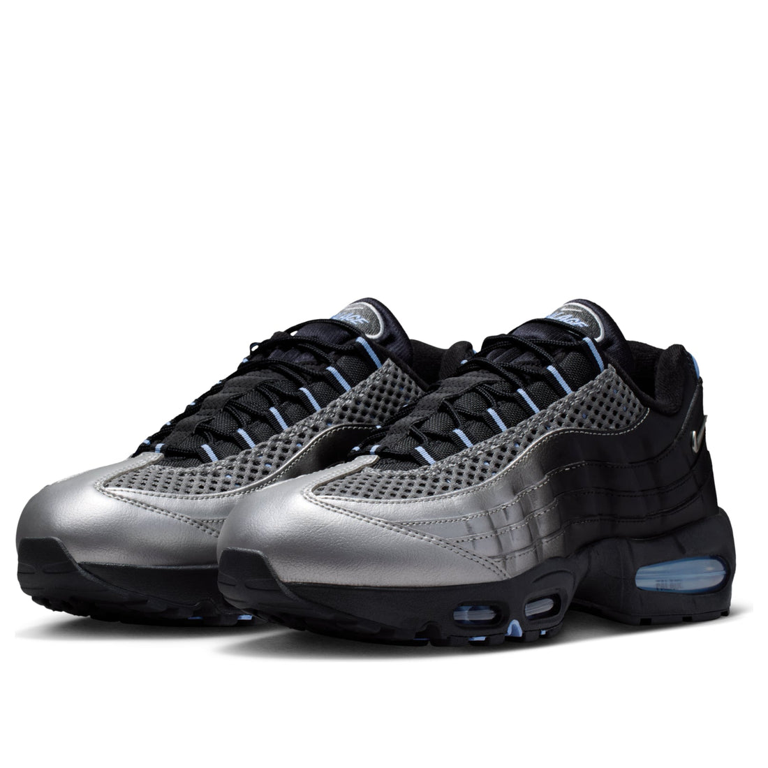 Nike x Palace Air Max 95 Big Bubble 'Metallic Silver Aluminum Black' IQ7708-095