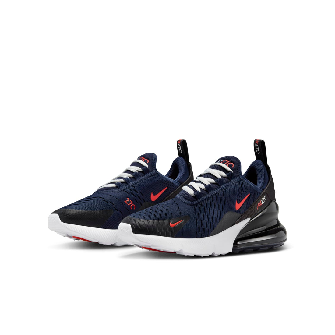 (GS) Nike Air Max 270 'Midnight Navy Picante Red' 943345-410