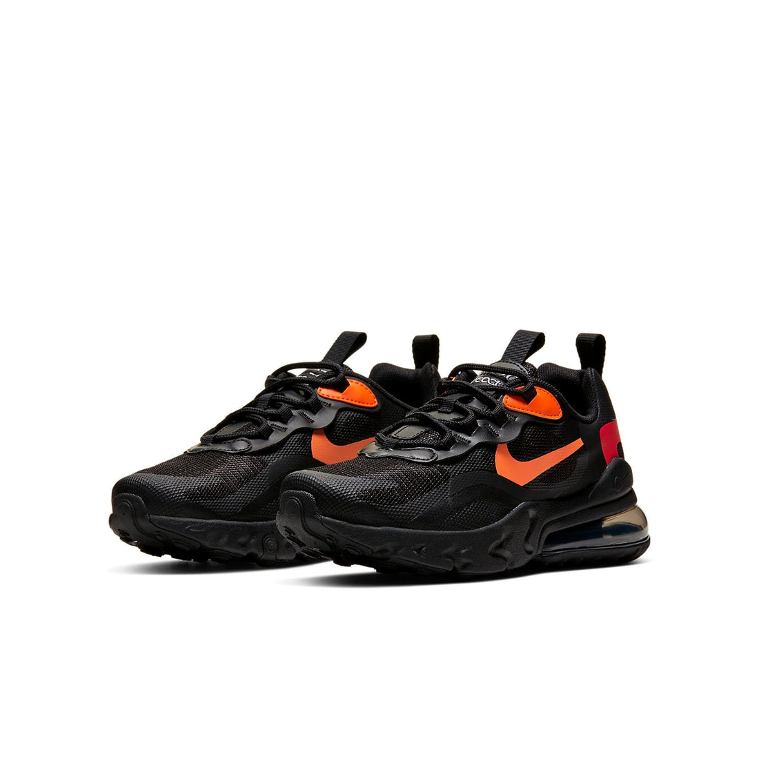 (GS) Nike Air Max 270 React 'Black Magma Orange' CV9638-001