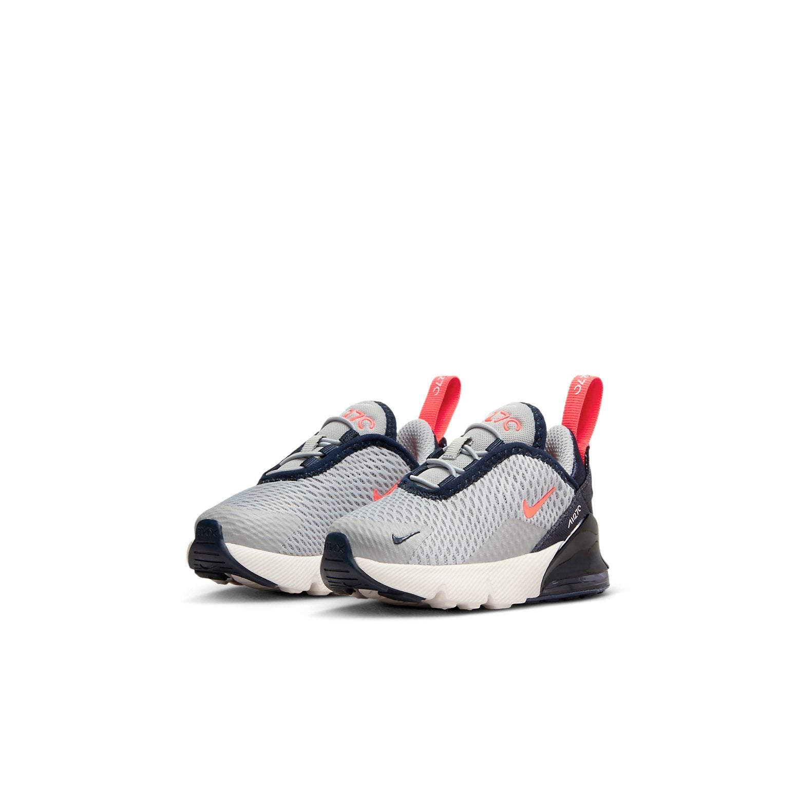 (TD) Nike Air Max 270 'Light Smoke Grey Bright Crimson' DD1646-028